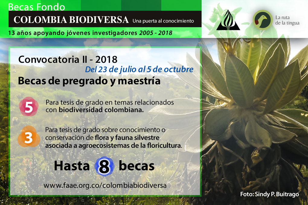 Colombia Biodiversa 2018 2